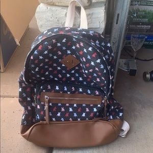 French bulldog backpack.